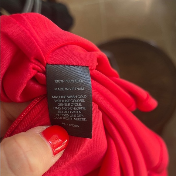 Express Red Sheer Overlay Maxi Dress Size 8 Y2K Coastal Glam Resortwear boho - Picture 8 of 11